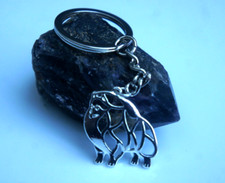 POMERANIAN METAL KEY RING WITH