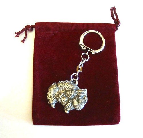 Pomeranian dog pewter - pomeranian,