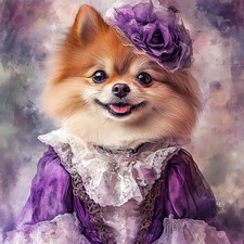 Regal Pomeranian  with a