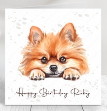 PERSONALISED POMERANIAN DOG