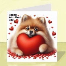Pomeranian Dog Valentine’s