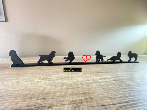 Modern plastic figurine - plastic, dog