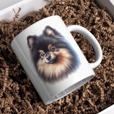 Pomeranian Dog 11oz White Mug