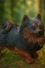 Large Pomeranian Dog Candle-