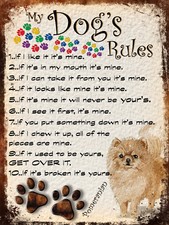 MY DOG'S RULES RETRO STYLE