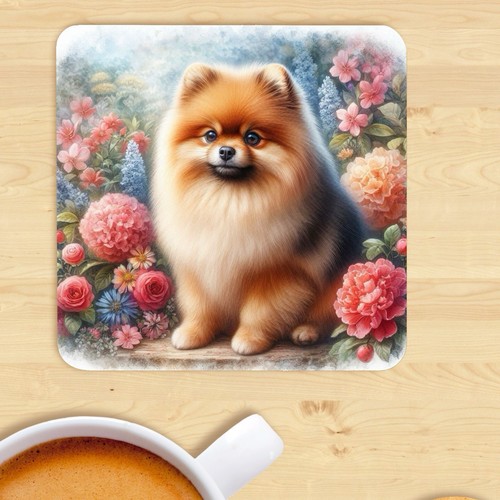 Pomeranian dog coaster - pomeranian,