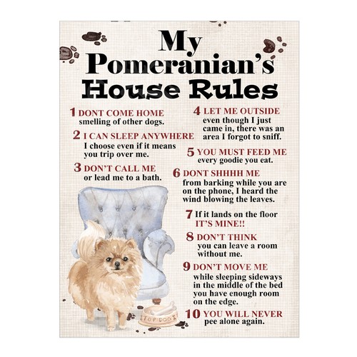 Pomeranian house rules - , my