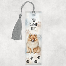You Pawsed Here Pomeranian Dog